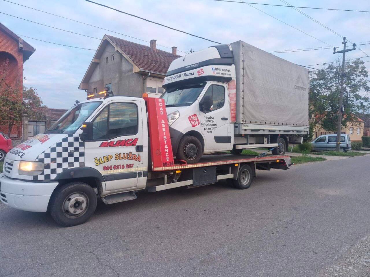 Šlep služba Ruma - intervencija 1